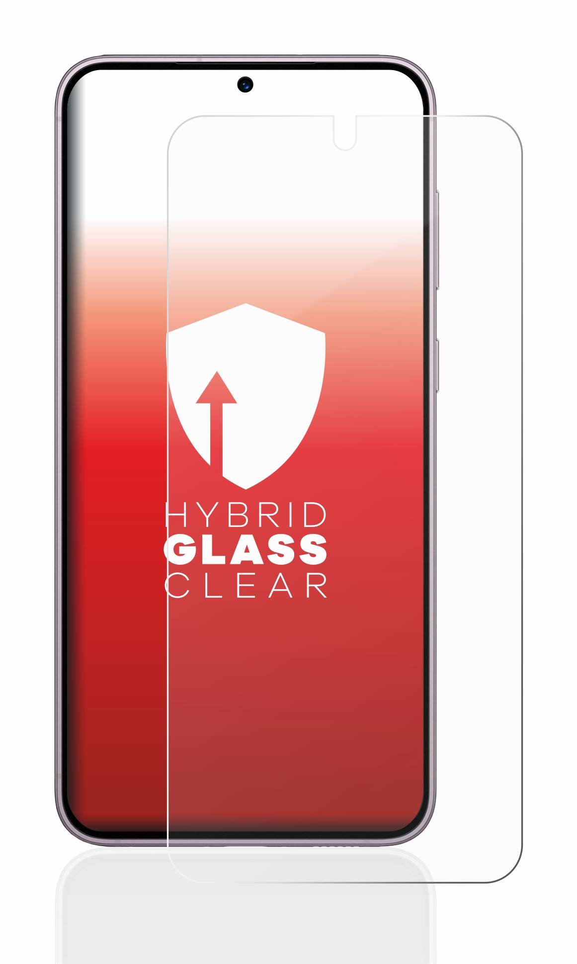 upscreen Hybrid Glas Schutz-Folie für Samsung Galaxy S23