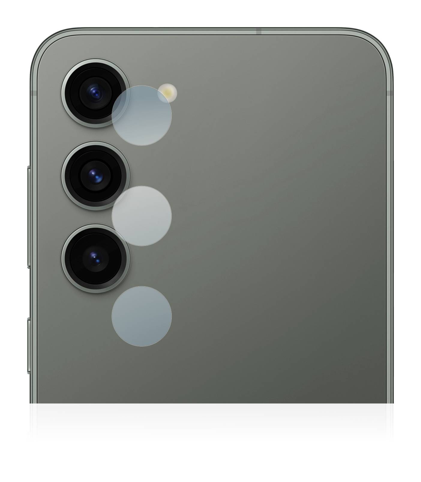 upscreen Scratch Shield Schutzfolie für Samsung Galaxy S23 (NUR Kameraschutz)