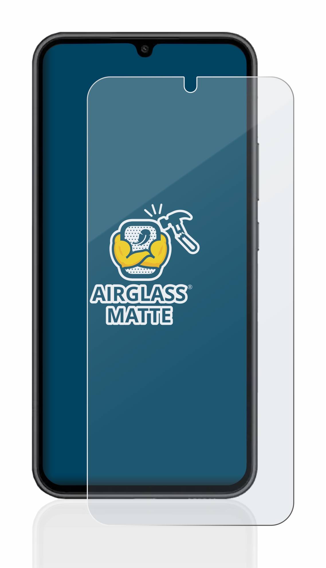 BROTECT AirGlass Matt Glas Panzer Folie für Samsung Galaxy A34 5G