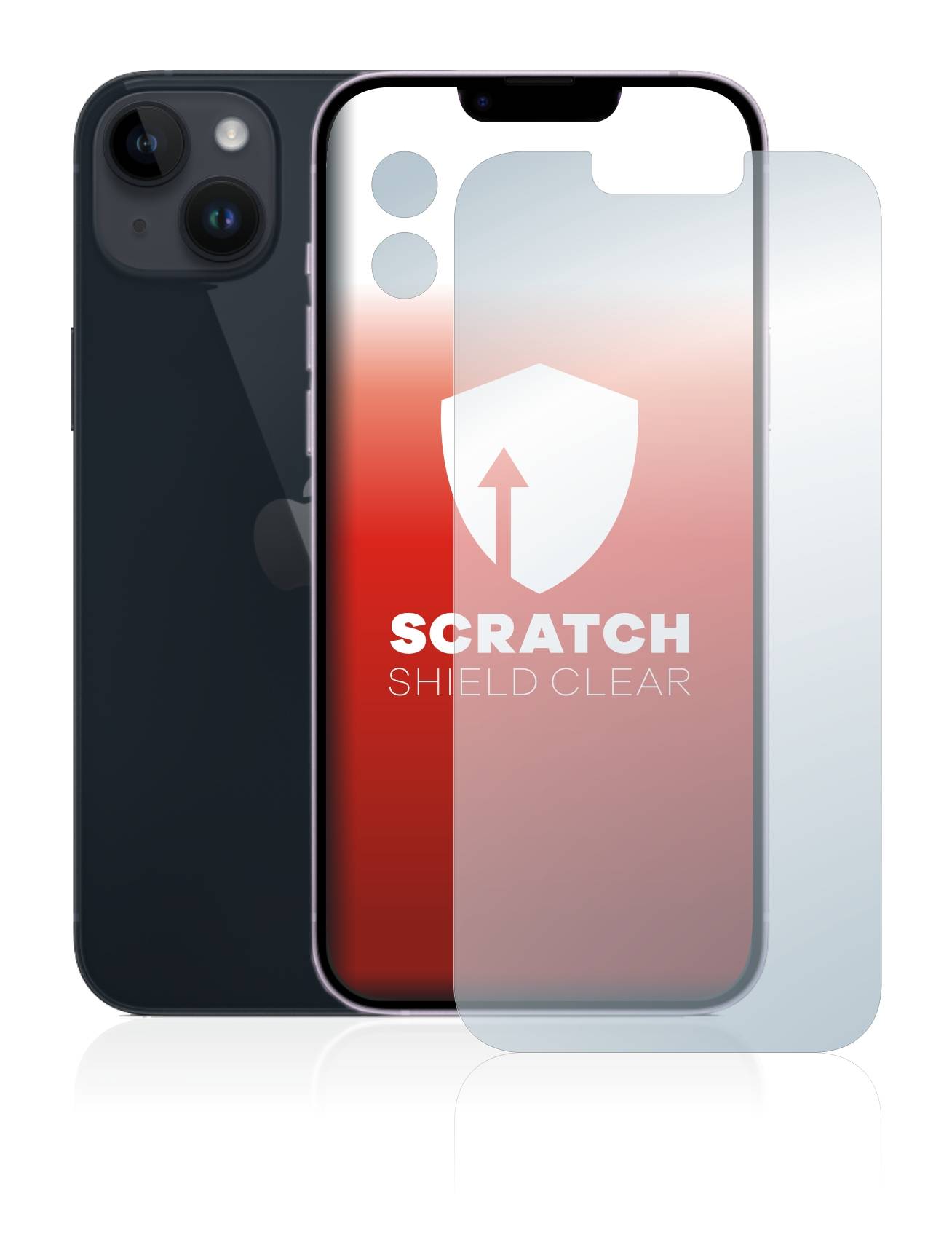 upscreen Scratch Shield Schutzfolie für Apple iPhone 14 Plus (Display+Kamera)