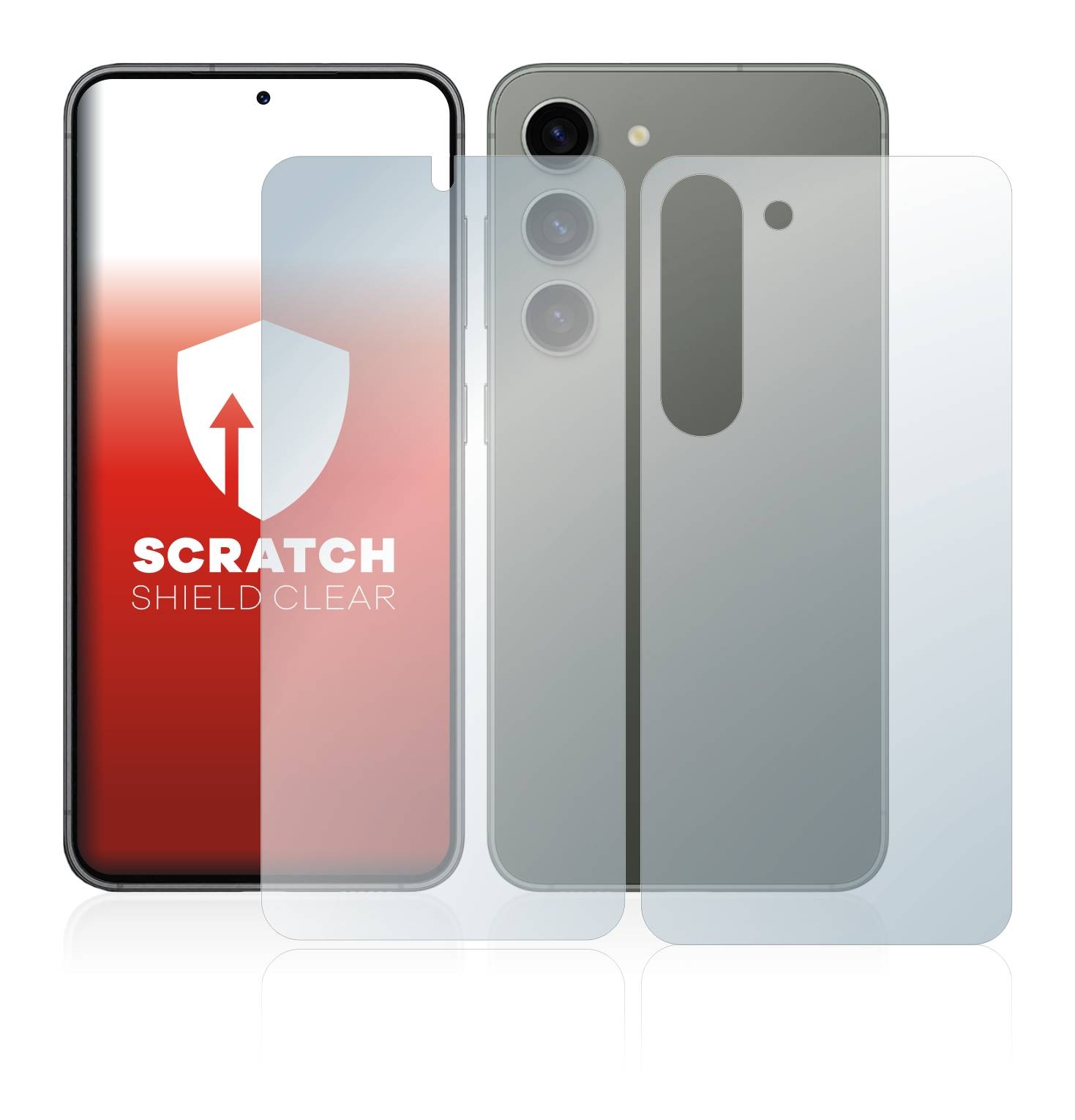 upscreen Scratch Shield Schutzfolie für Samsung Galaxy S23 (Display+Rückseite)