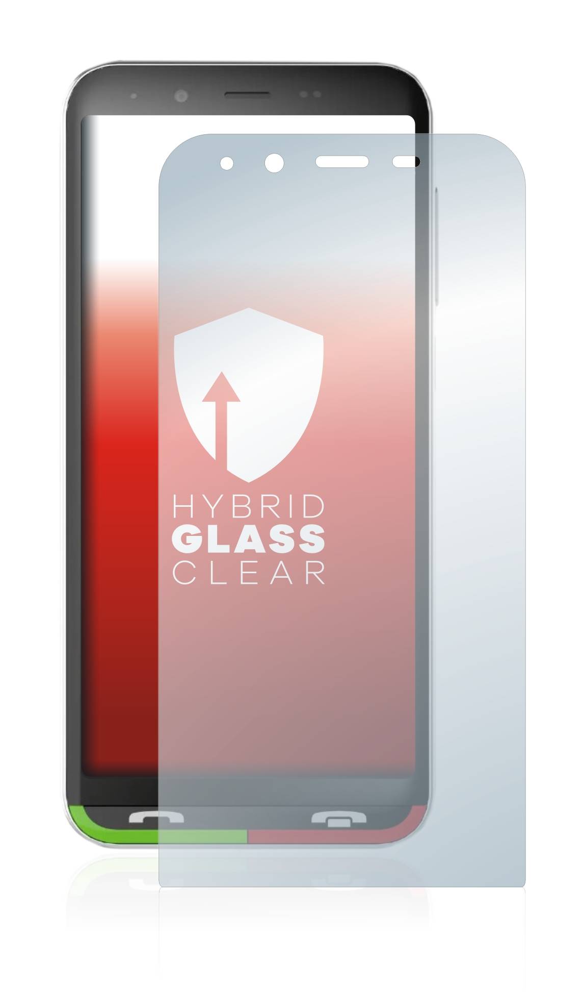 upscreen Hybrid Glas Schutz-Folie für Emporia SuperEasy