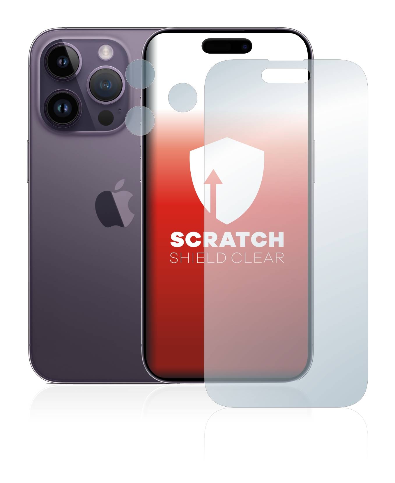 upscreen Scratch Shield Schutzfolie für Apple iPhone 14 Pro (Display+Kamera)