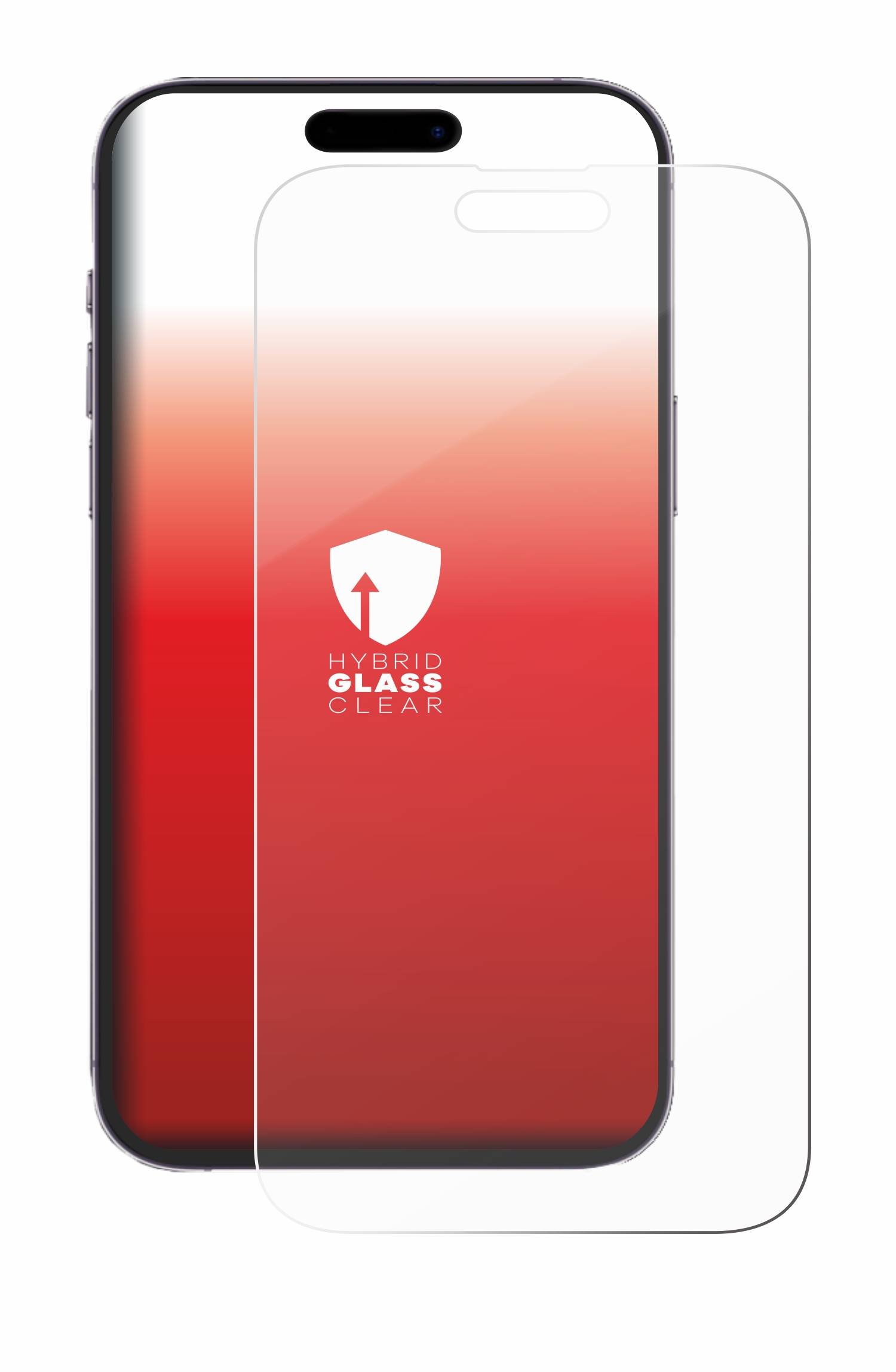 upscreen Hybrid Glas Schutz-Folie für Apple iPhone 14 Pro Max
