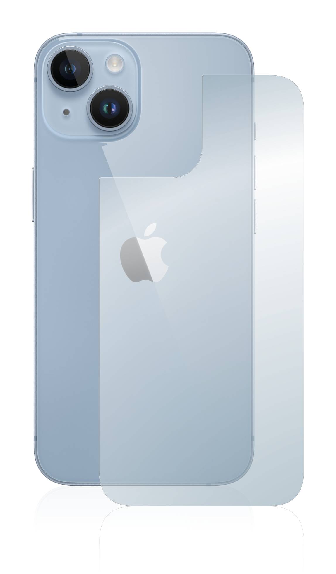 BROTECT AirGlass Glas Schutz-Folie für Apple iPhone 14 (Rückseite) - Schutzglas