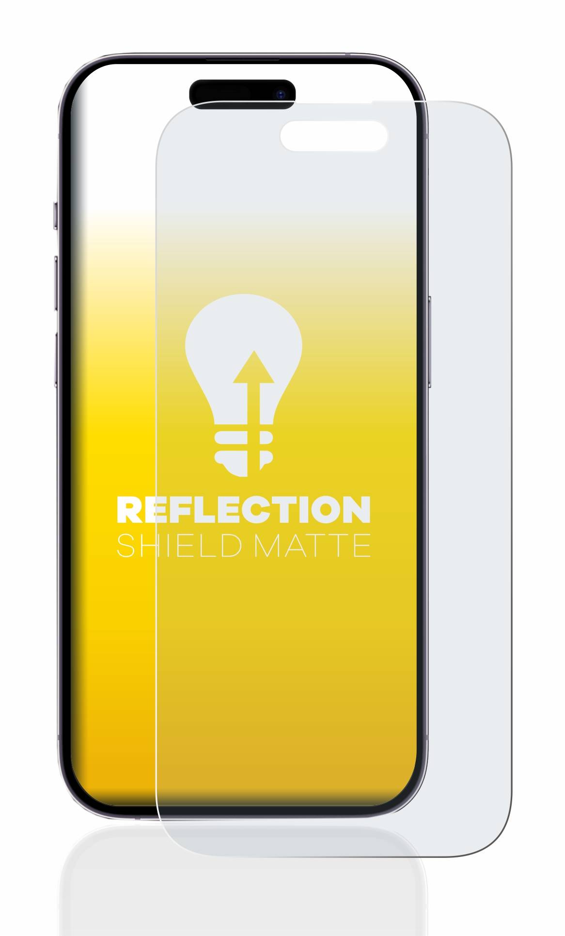 upscreen Reflection Shield Matt Schutzfolie für Apple iPhone 14 Pro