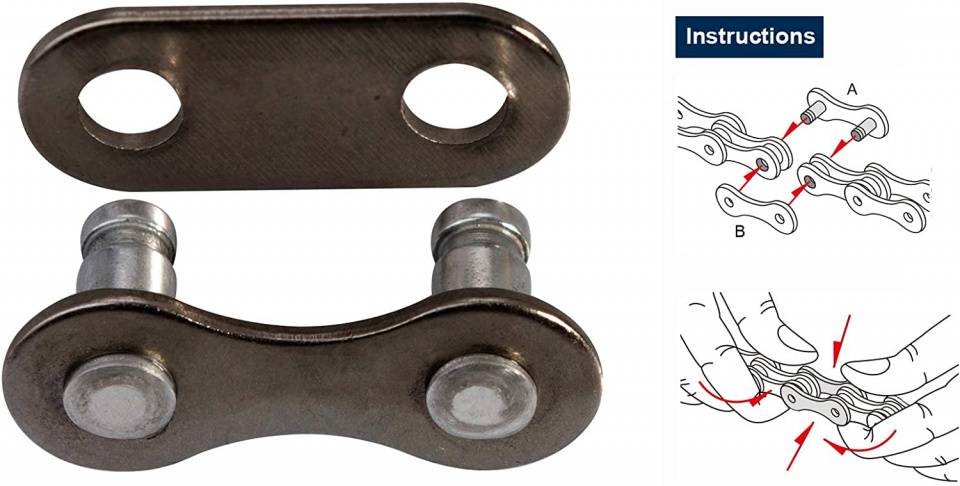 KMC Z1X EPT 1/2x1/8 Kette – Braun – Singlespeed – 112 Glieder