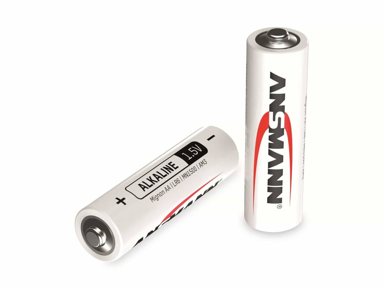 ANSMANN Batterie-Set, Alkaline, 46 Stück, 30x Mignon, 16x Micro