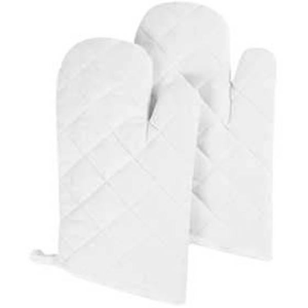 Grillhandschuh , Weiß, Größe 18x28 cm, 145 g, 2 Stk/ 1 Pck