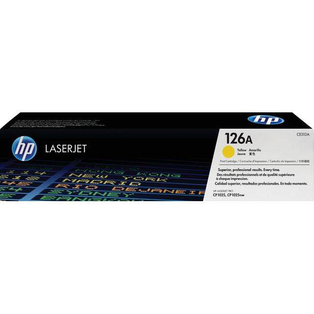 Toner HP 126A CE312A gelb