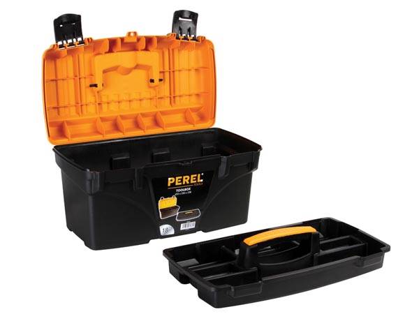 Perel Werkzeugkasten - 432 x 250 x 238 mm - 25,7 L