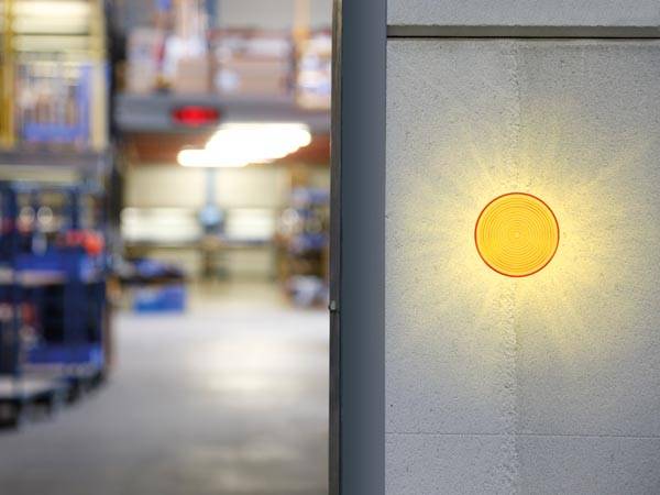 Led-blitzlicht amber 12 vdc ø 77 mm