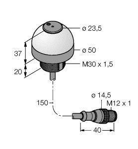 Turck LED-Anzeige K50LGRAL1YPQP