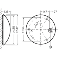 Trilux LED-Leuchte 840, weiß Mondia G3 #7965840 Trilux LED-Leuchte 840, weiß Mondia G3 #7965840