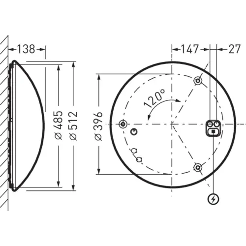 Trilux LED-Leuchte 840, weiß Mondia G3 #7965840 Trilux LED-Leuchte 840, weiß Mondia G3 #7965840