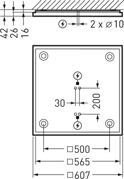 LED-Anbauleuchte HCL DALI weiß ArimoFit G2#8161962