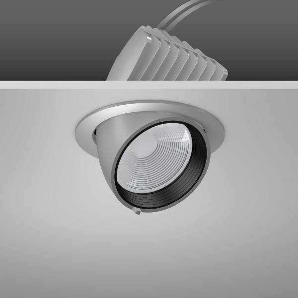 LED-Einbaustrahler 927 DALI silber 911596.004.2.76