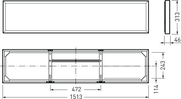 LED-Anbauleuchte 840 DALI weiß Siella G5 D3#8157851