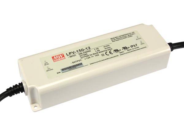 SCHALTNETZTEIL - 1 AUSGANG - 150 W - 12 V