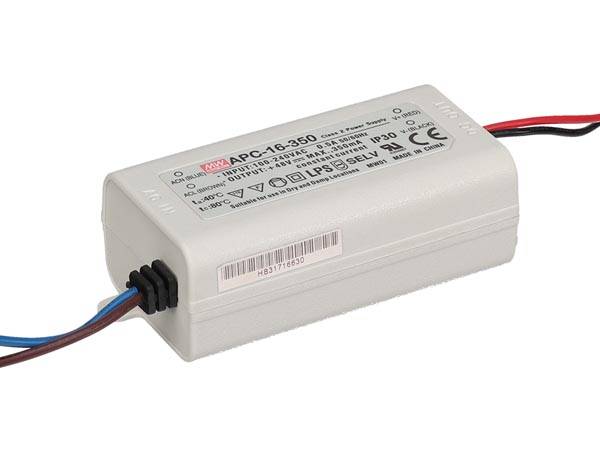 MEANWELL DC-AC Inverter - 12V - 300W - Schuko Plug