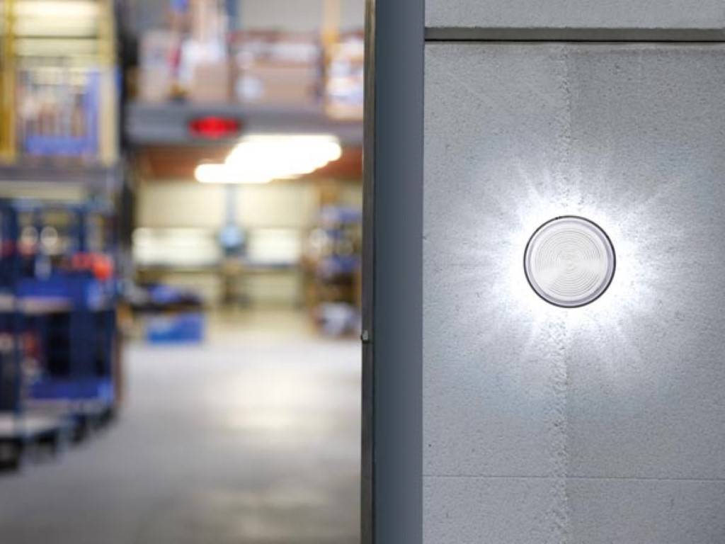 Led-blitzlicht transparent 12 vdc ø 77 mm