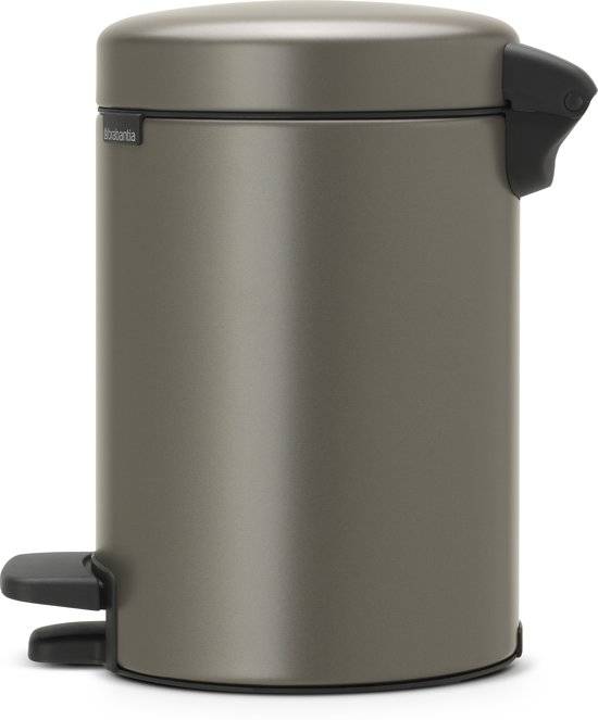 Brabantia 113246, 3 l, Rund, Platin, Kunststoff, Terrasse, 16,8 cm
