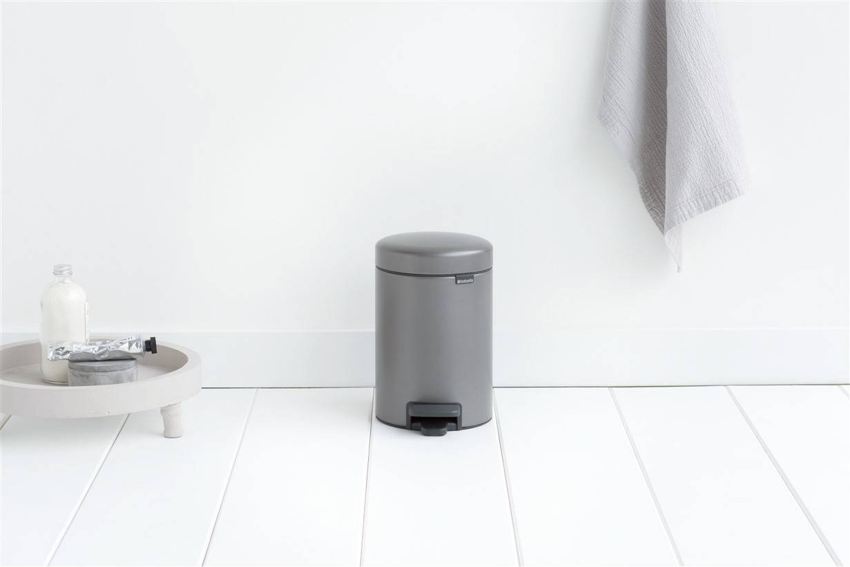 Brabantia 113246, 3 l, Rund, Platin, Kunststoff, Terrasse, 16,8 cm