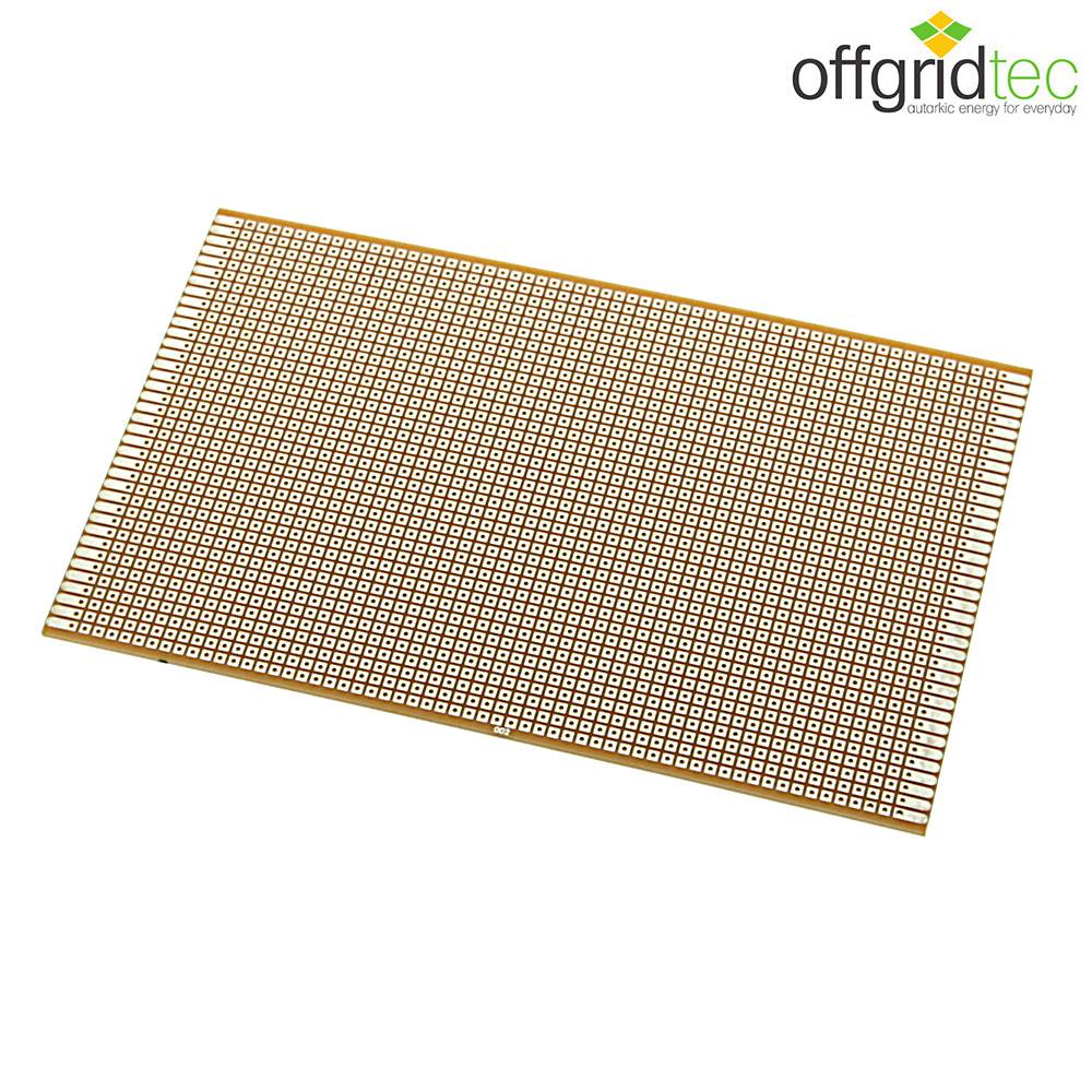 Punktraster Platine vergoldet 100mmx160mm