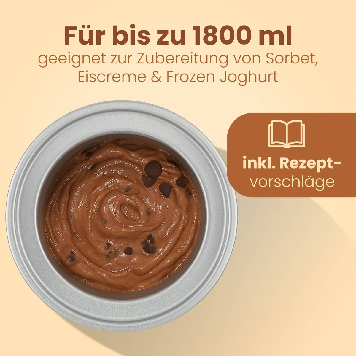 Profi Cook PC-ICM 1140 Eismaschine Timerfunktion 1.8 l