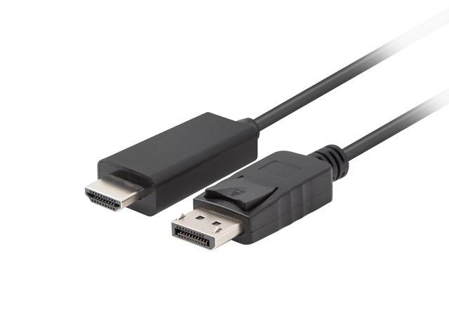 Lanberg CA-DPHD-11CC-0018-BK - DisplayPort - HDMI - 1,8 m - Schwarz