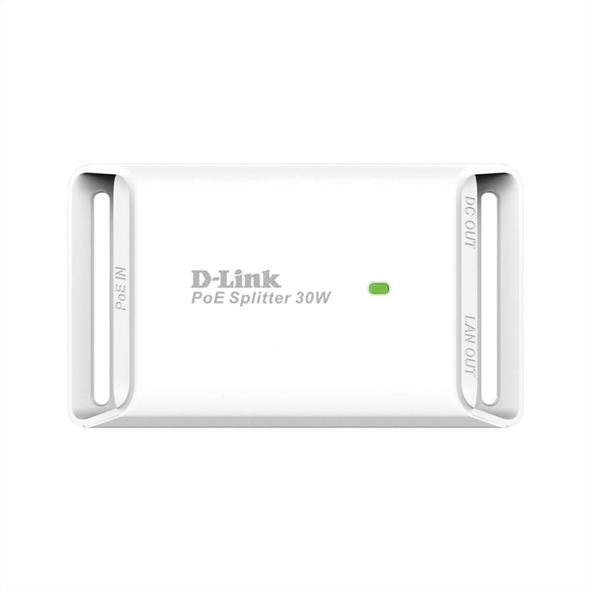 D-Link D-LINK 1-Port Gigabit 30W PoE Splitter PoE Splitter 1 GBit/s IEEE 802.3af (12.95 W), IEEE 802.3at (25.5 W)