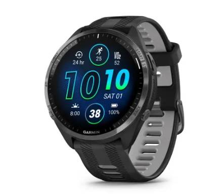 Garmin Forerunner 965 Smartwatch schwarz/carbongrau