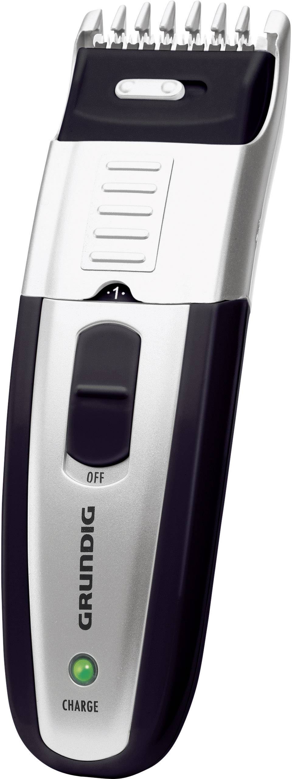 Grundig GMM9110 Bartschneider, Haarschneider abwaschbar, im Koffer Schwarz, Silber