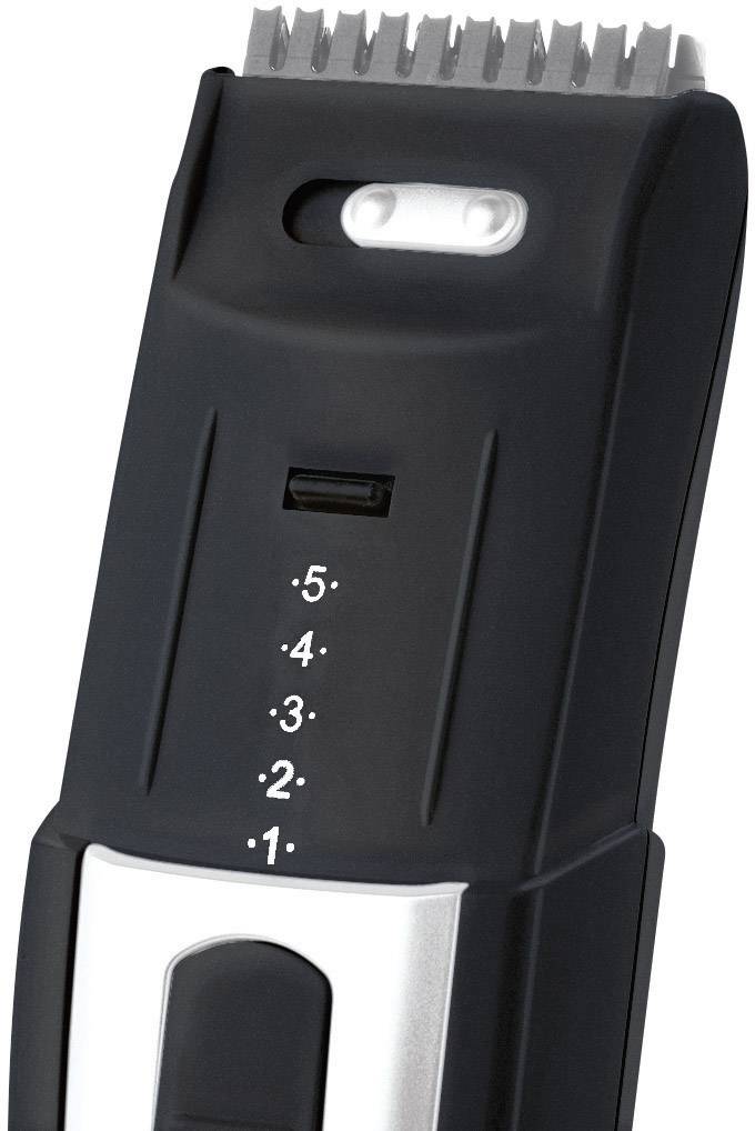 Grundig GMM9110 Bartschneider, Haarschneider abwaschbar, im Koffer Schwarz, Silber