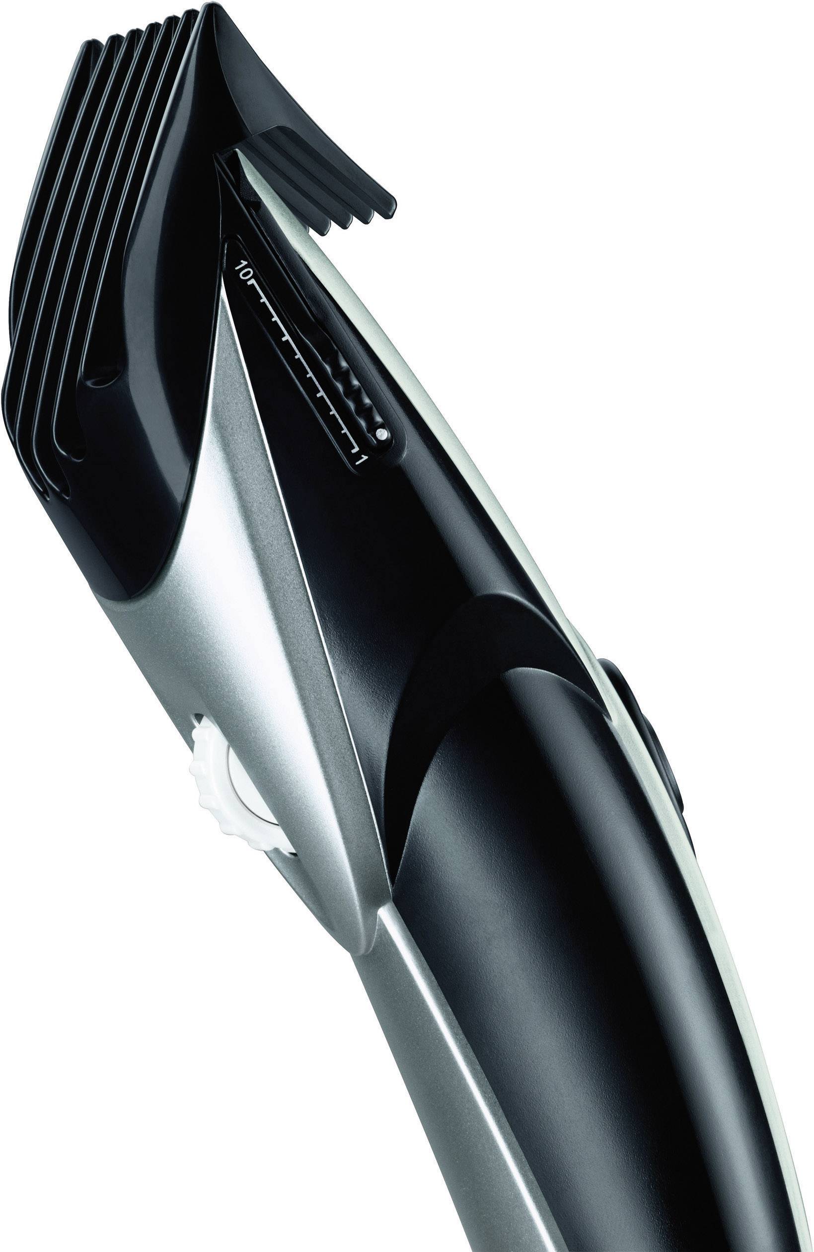 Grundig MC 3140 Bartschneider, Haarschneider abwaschbar Schwarz/Silber