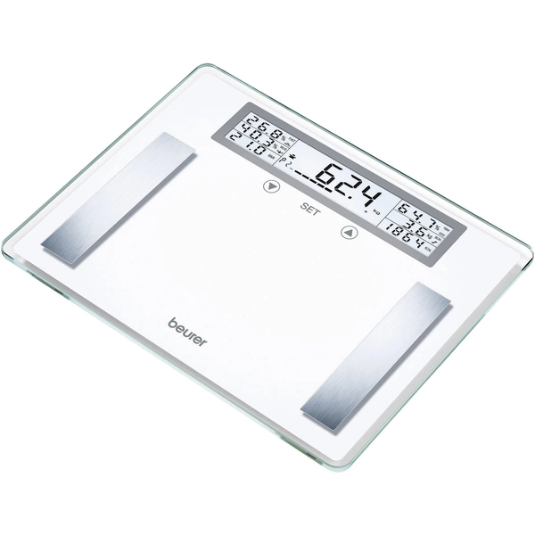 Beurer BG 51 XXL Körperanalysewaage digital Wägebereich (max.)=200kg Weiß, Edelstahl Beurer BG 51 XXL Körperanalysewaage digital Wägebereich (max.)=200kg Weiß, Edelstahl