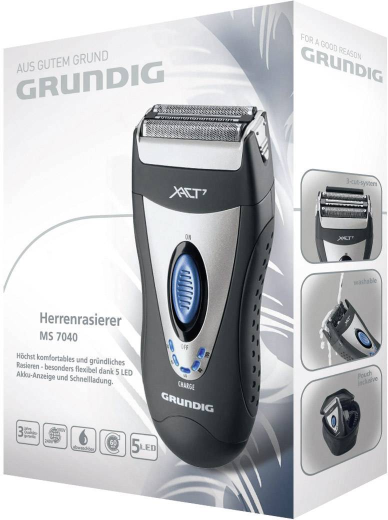 Grundig MS 7040 Schwarz, Silber