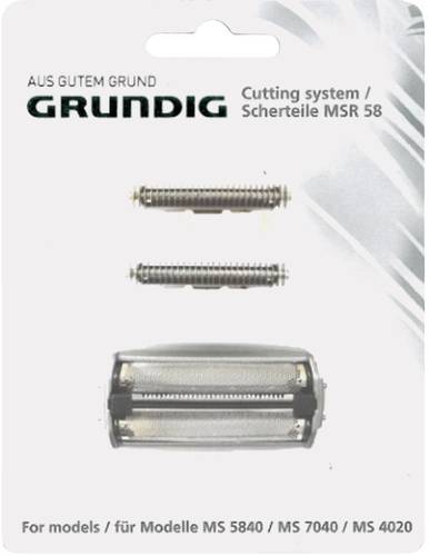 MSR 58 Scherfolie und Klingenblock Schwarz 1 Set