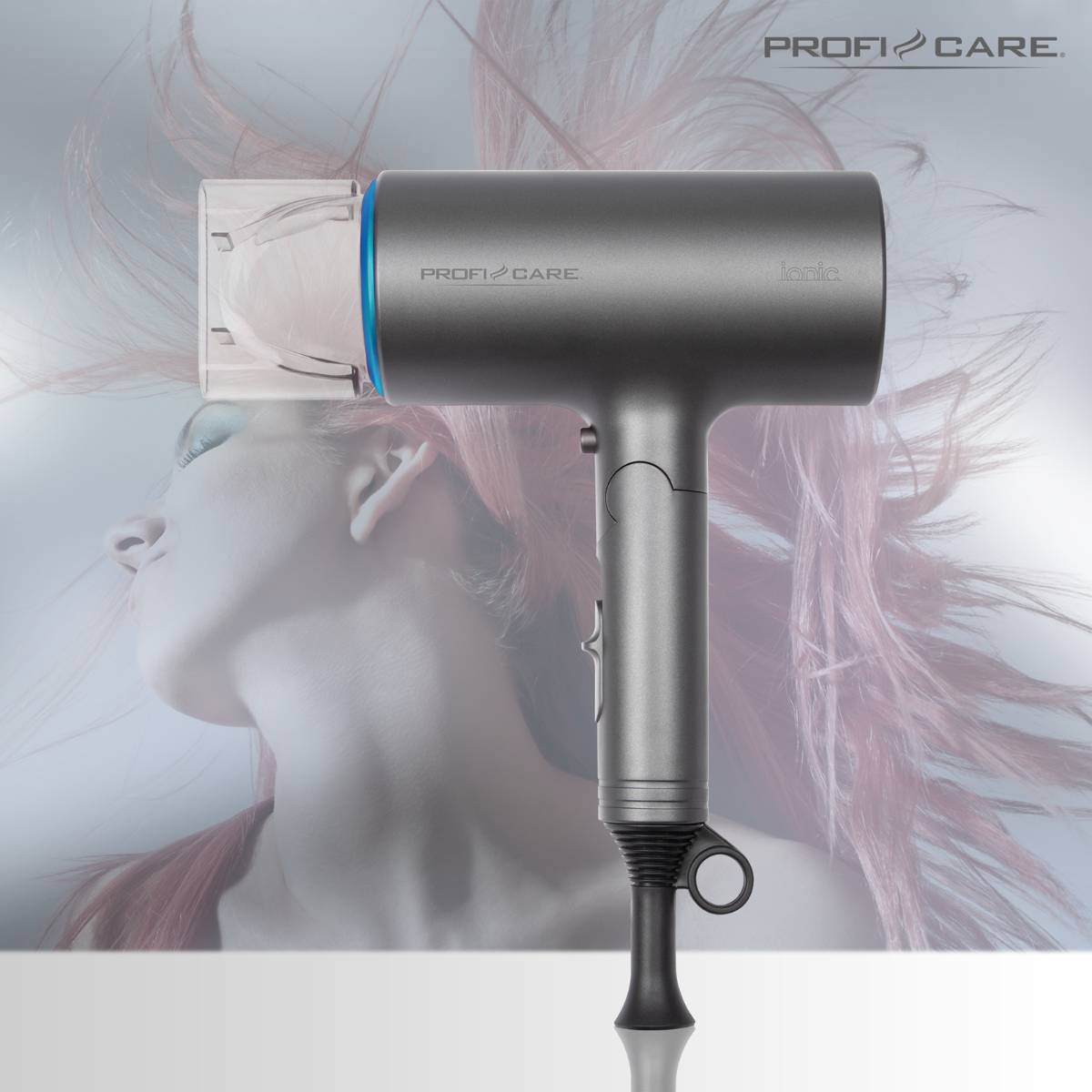 Profi-Care HT 3073 Haartrockner Blau, Silber-Grau