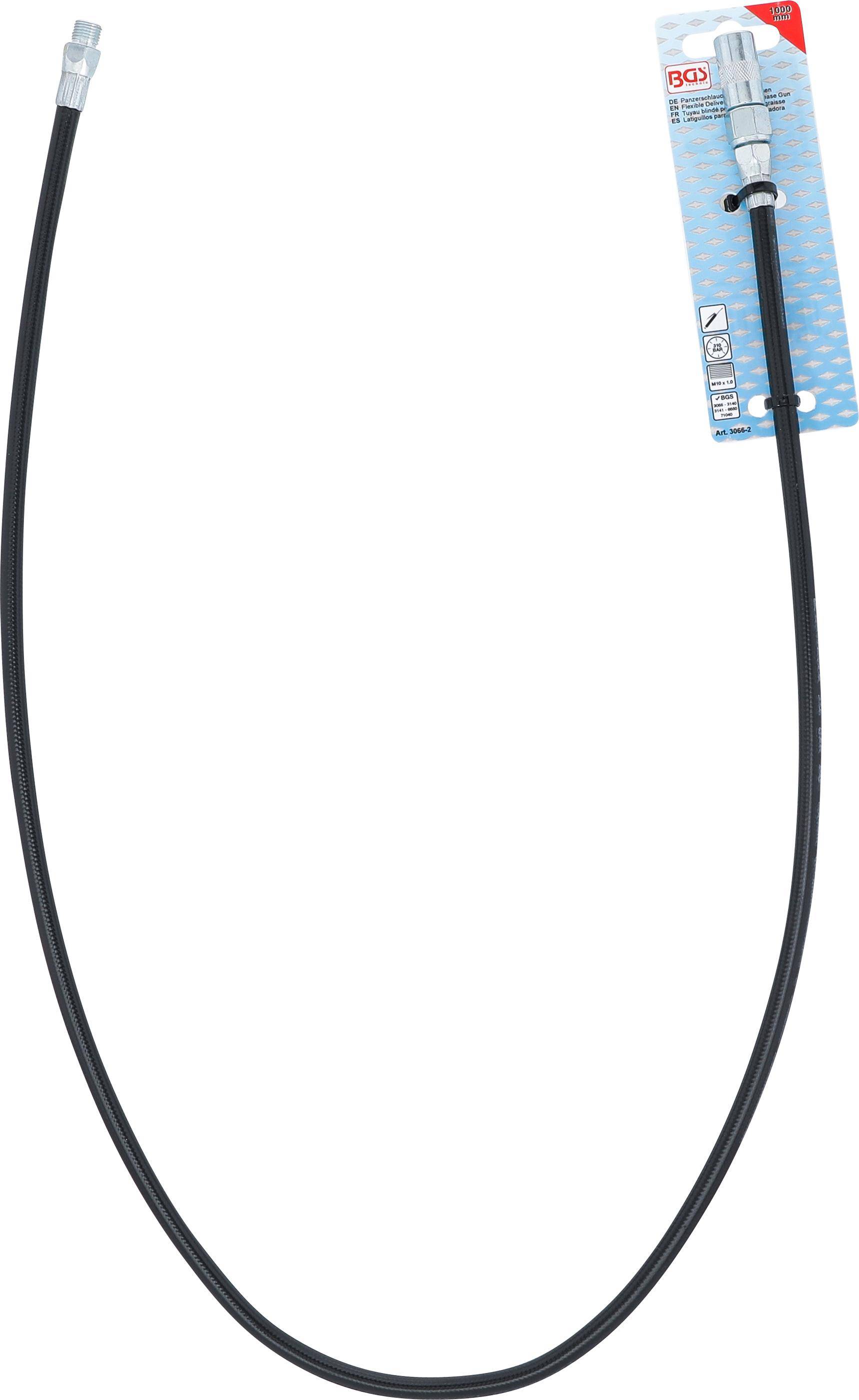 Panzerschlauch für Fettpressen 1000 mm