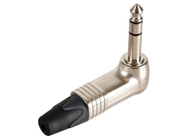 Neutrik NP3RX Klinken-Steckverbinder 6.35mm Stecker, gewinkelt Polzahl: 3 Stereo Silber 1St.