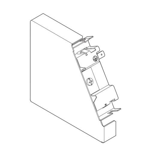 Hager BRS1151106L9016 Endstück (B x H) 110mm x 15mm 1 St. Verkehrsweiß