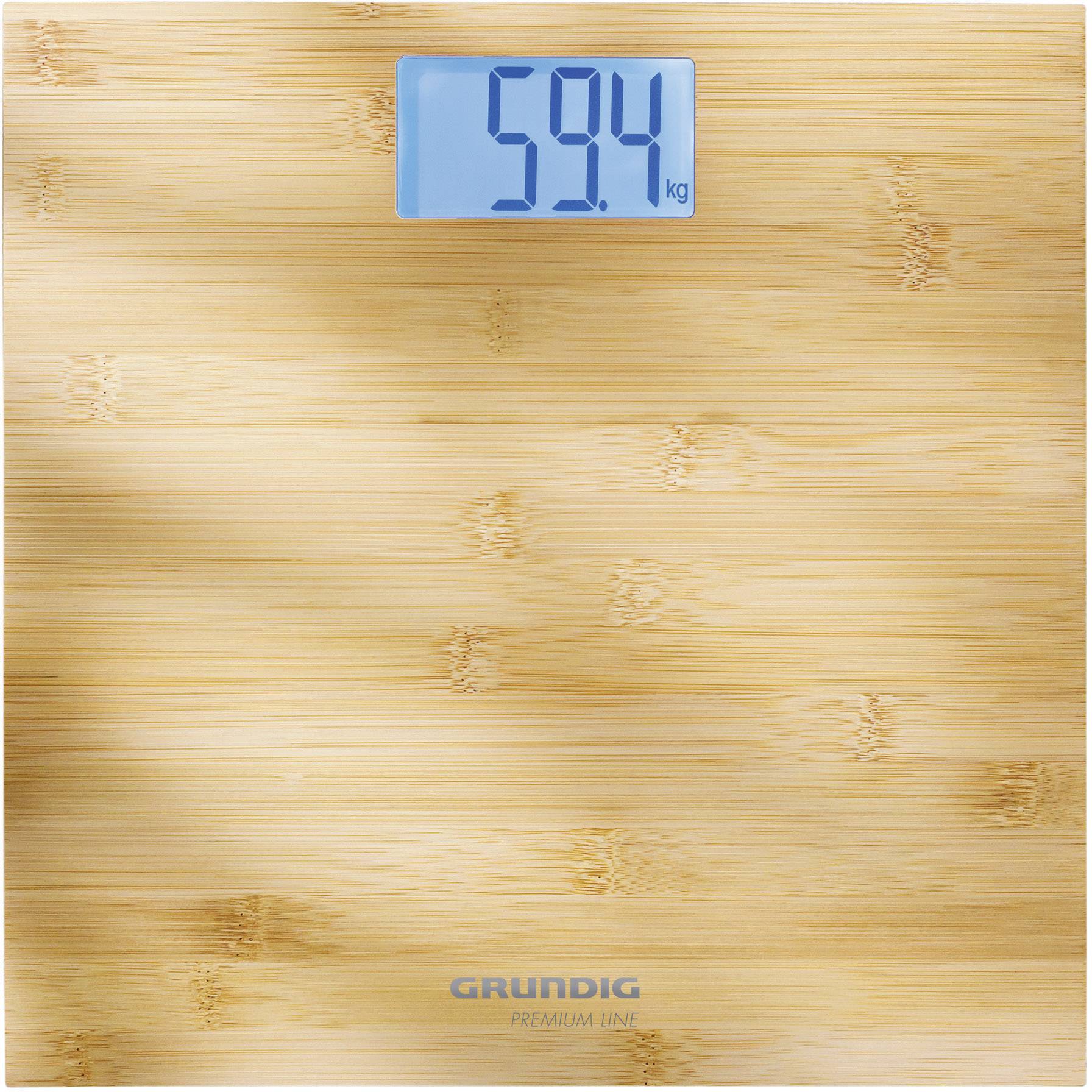 Grundig PS4110 Digitale Personenwaage Wägebereich (max.)=180kg Bambus