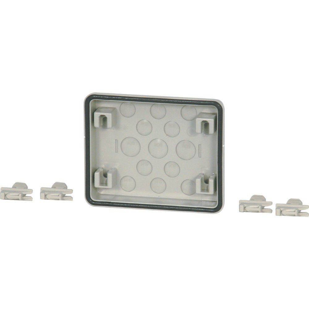 Eaton FL2-2 17898 Flanschplatte mit Vorprägung (L x B x H) 23 x 187.5 x 116 mm Grau 1 St.