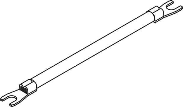 Pollmann 1420102 VB/6-265 G2 beidseitig Gabelschuh 6qmm Verdrahtungsbrücke