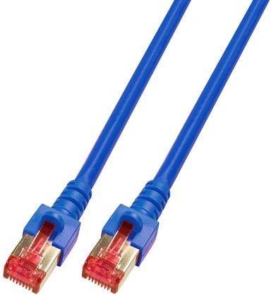 RJ45 Patchkabel Cat.6 S/FTP LSZH -- blau 15m Kupferverkabelung