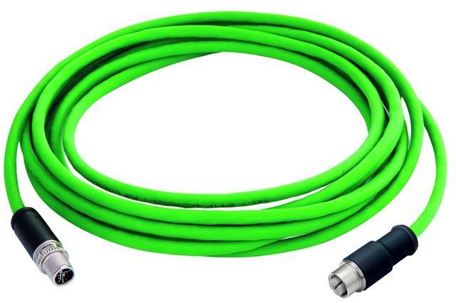 TELEGÄRTNER STX M12x1-M12x1 VL X-kod. Cat.6A, CP01CS02B-SFTP2607C7-1PUR-A0200, 2m
