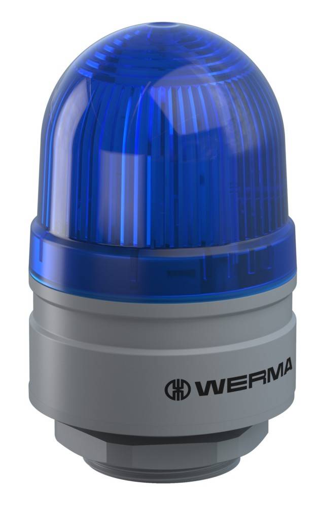 Werma Signaltechnik Signalleuchte Mini TwinLIGHT 24VAC/DC BU 260.510.75 Blau 24 V/DC