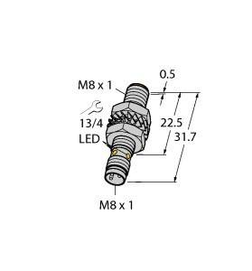 Turck Induktiver Sensor BI2-M08K-AP6X-V1131