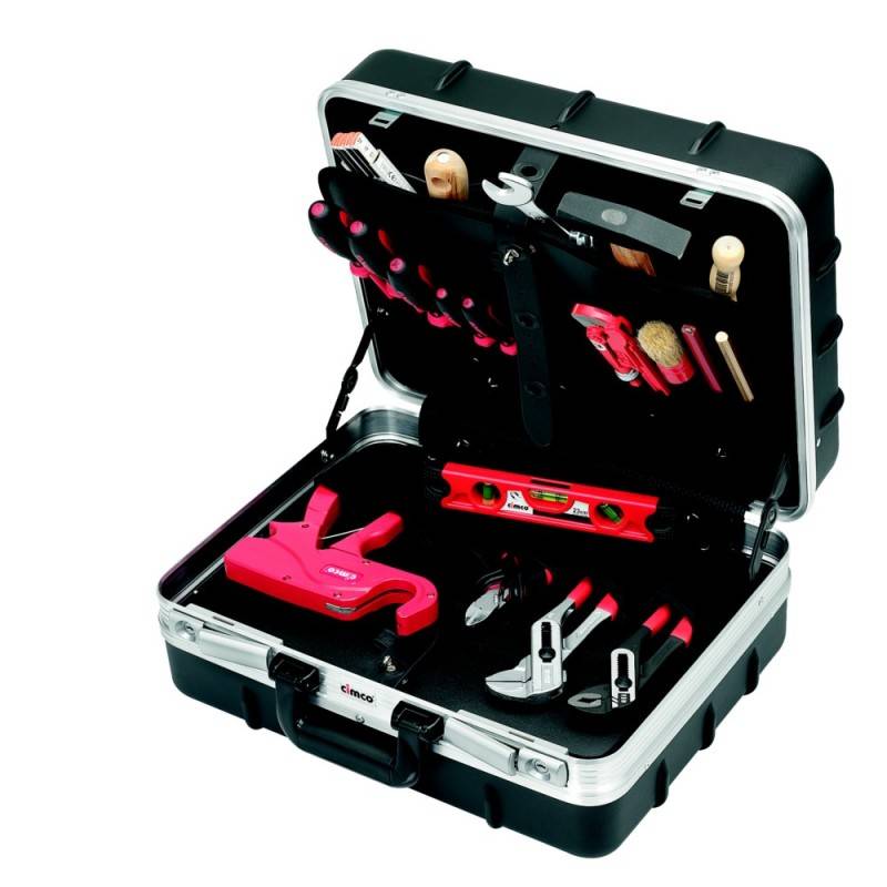 Cimco Lehrlingskoffer Sanitär 170528 Sanitär Werkzeugkoffer bestückt (L x B x H) 365 x 455 x 205mm